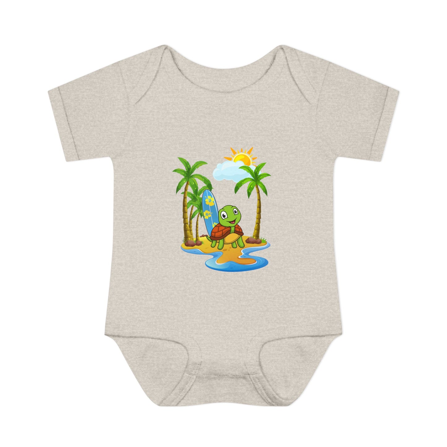 Hang Loose Turtle Bodysuit for Infants