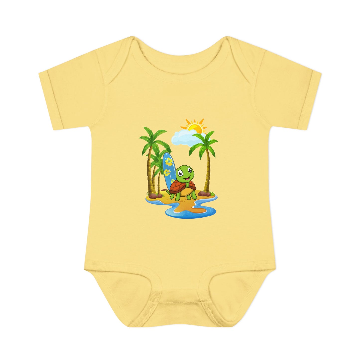 Hang Loose Turtle Bodysuit for Infants