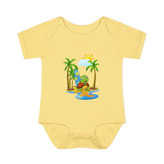 Hang Loose Turtle Bodysuit for Infants