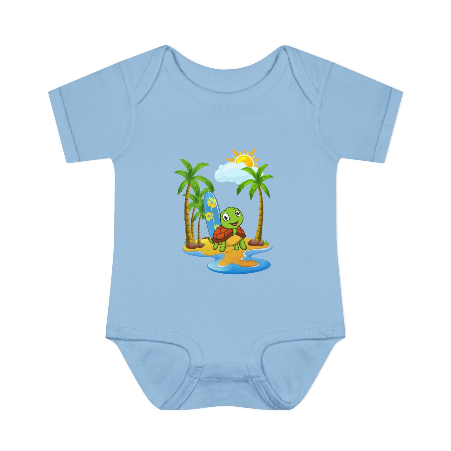 Hang Loose Turtle Bodysuit for Infants