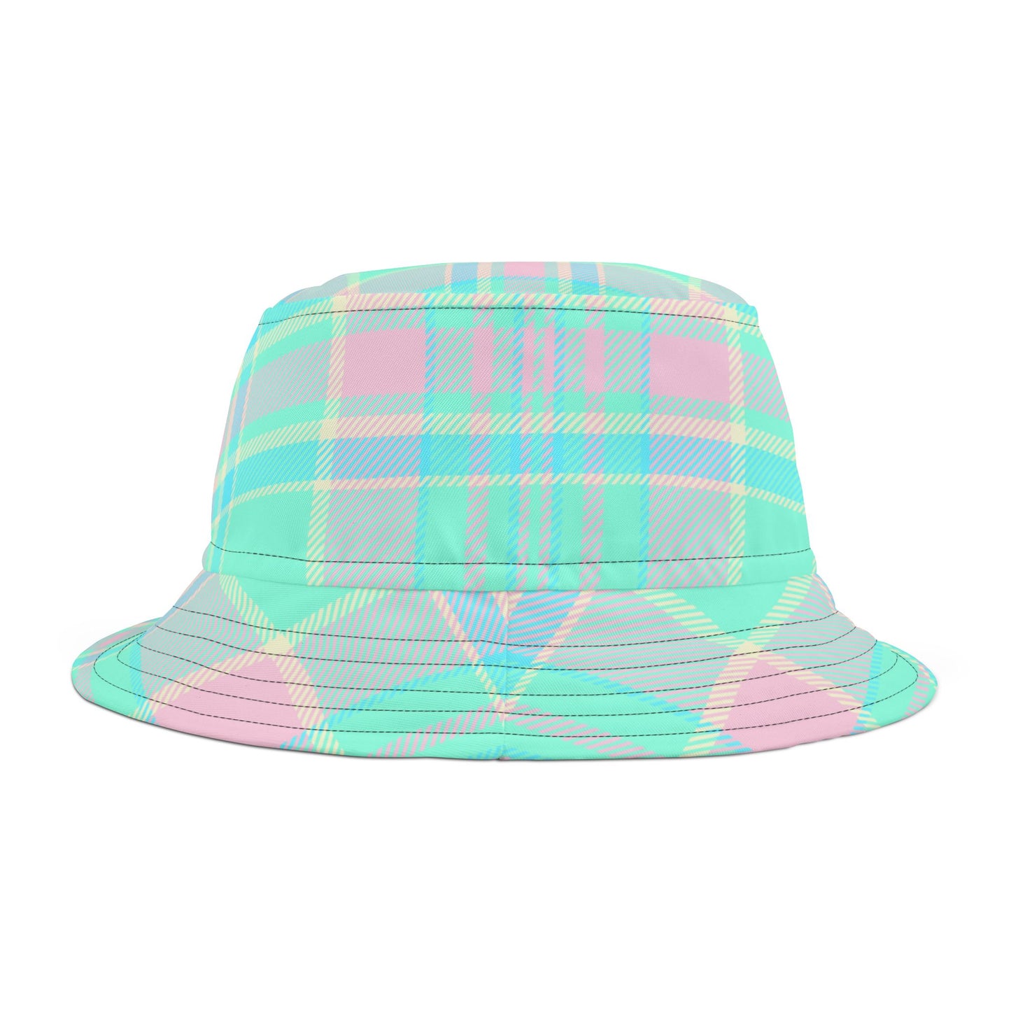 Picnic Days Pastel Gingham Bucket Hat