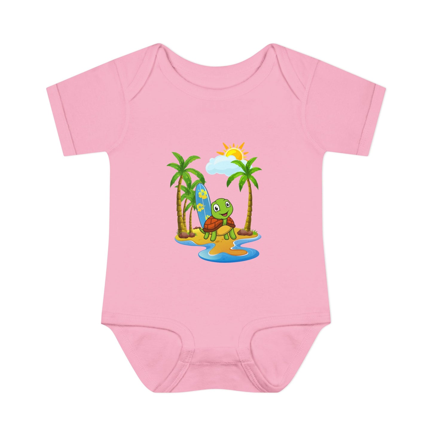 Hang Loose Turtle Bodysuit for Infants