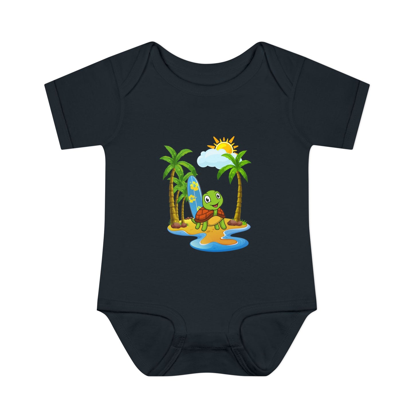 Hang Loose Turtle Bodysuit for Infants
