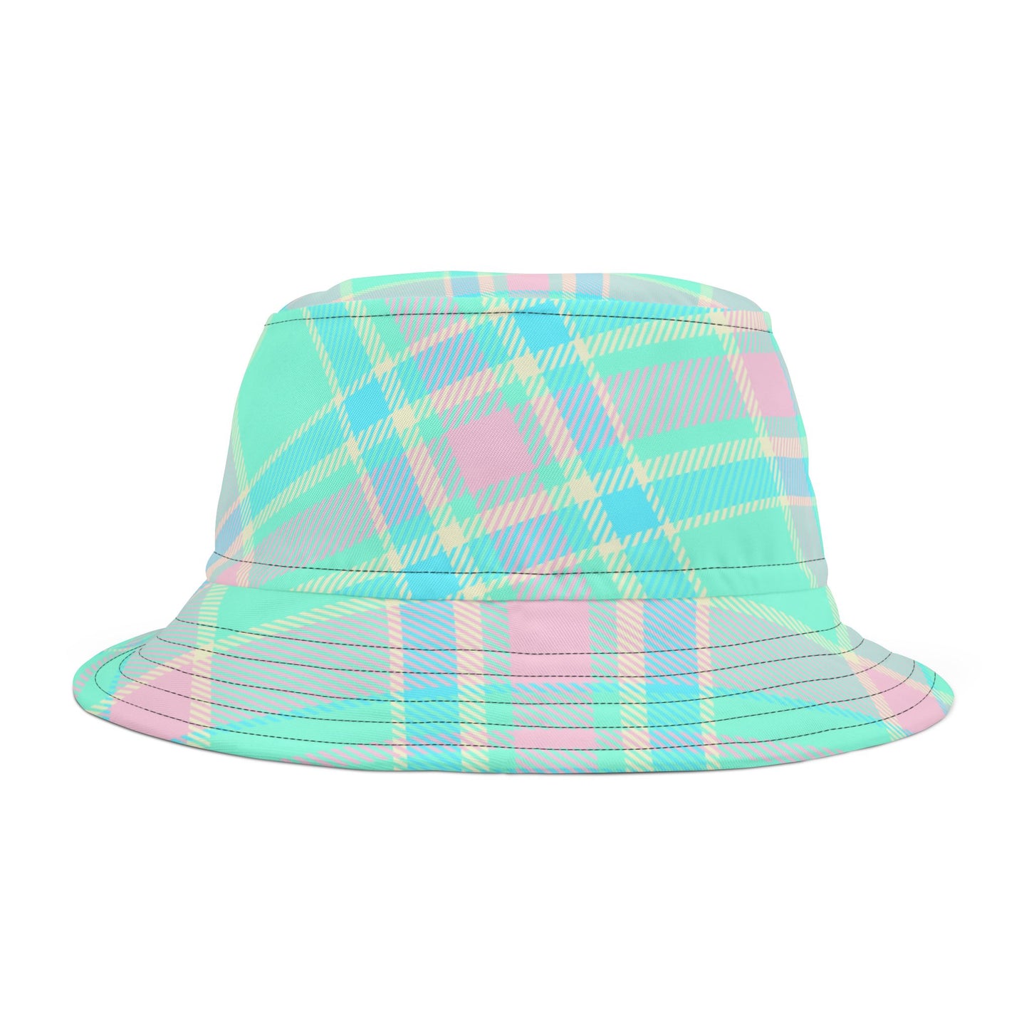 Picnic Days Pastel Gingham Bucket Hat