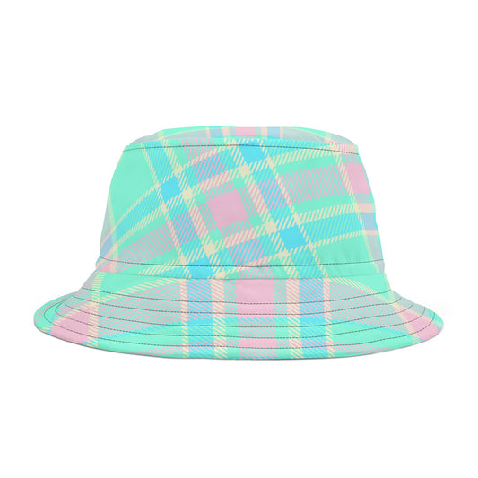 Picnic Days Pastel Gingham Bucket Hat