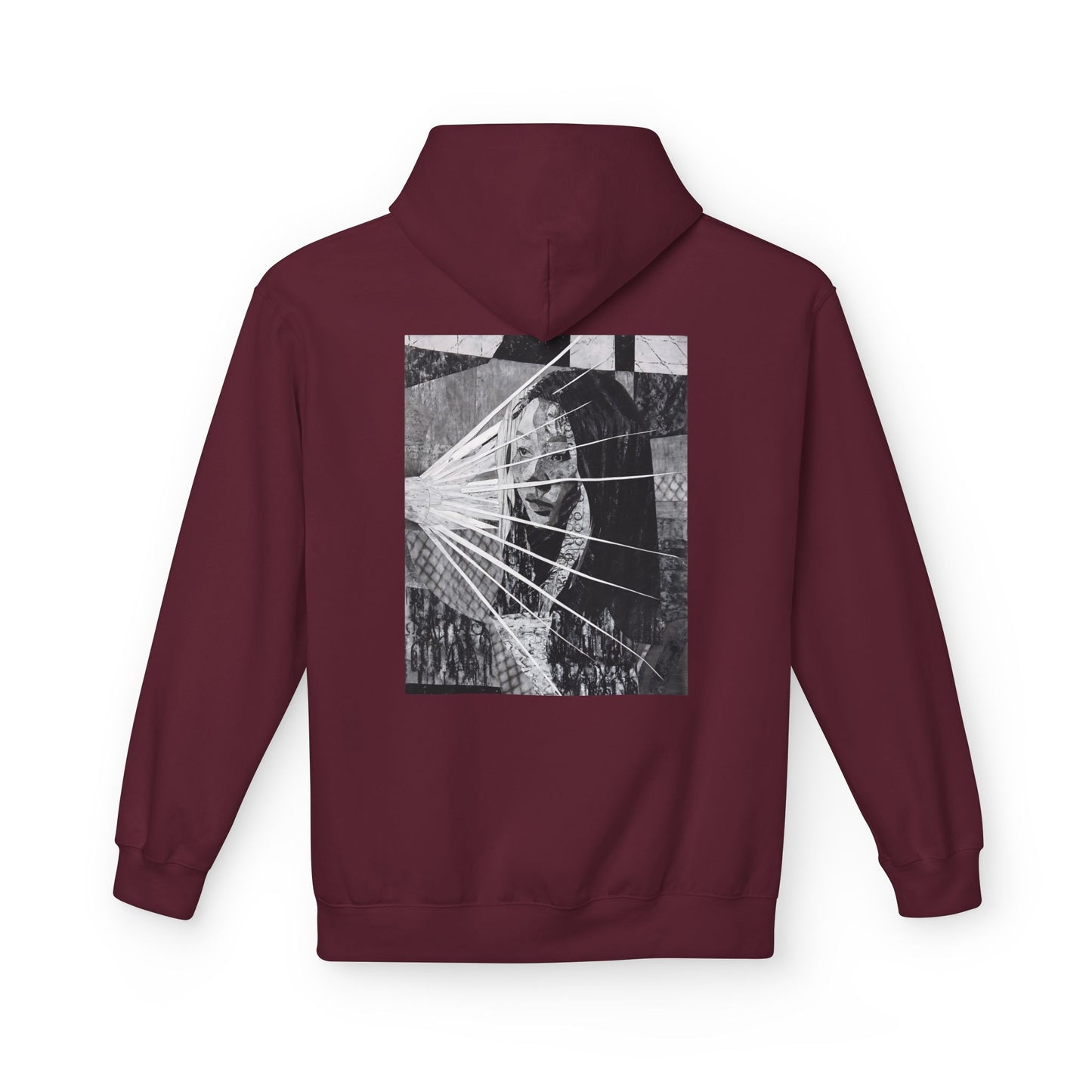 Self Portrait by Mika Retro-Inspired Fleece Hoodie - Option 3