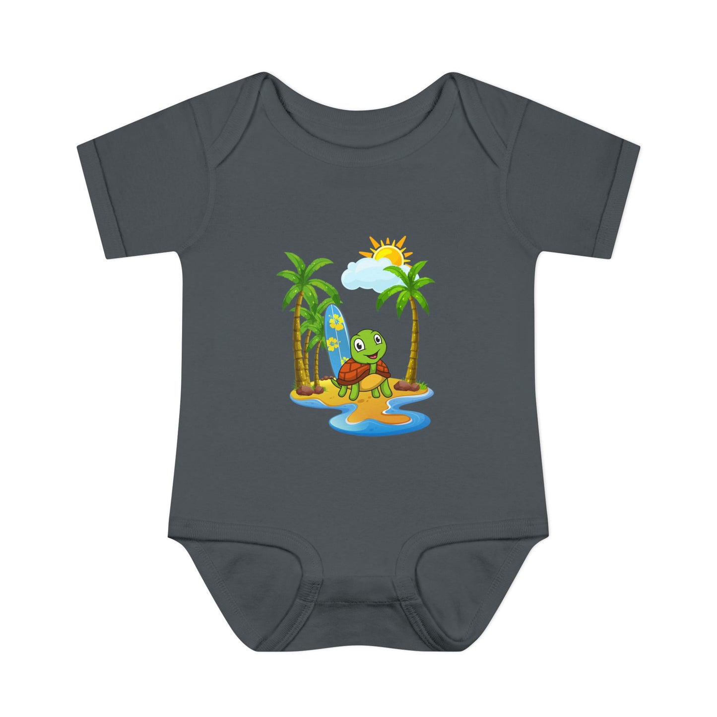 Hang Loose Turtle Bodysuit for Infants