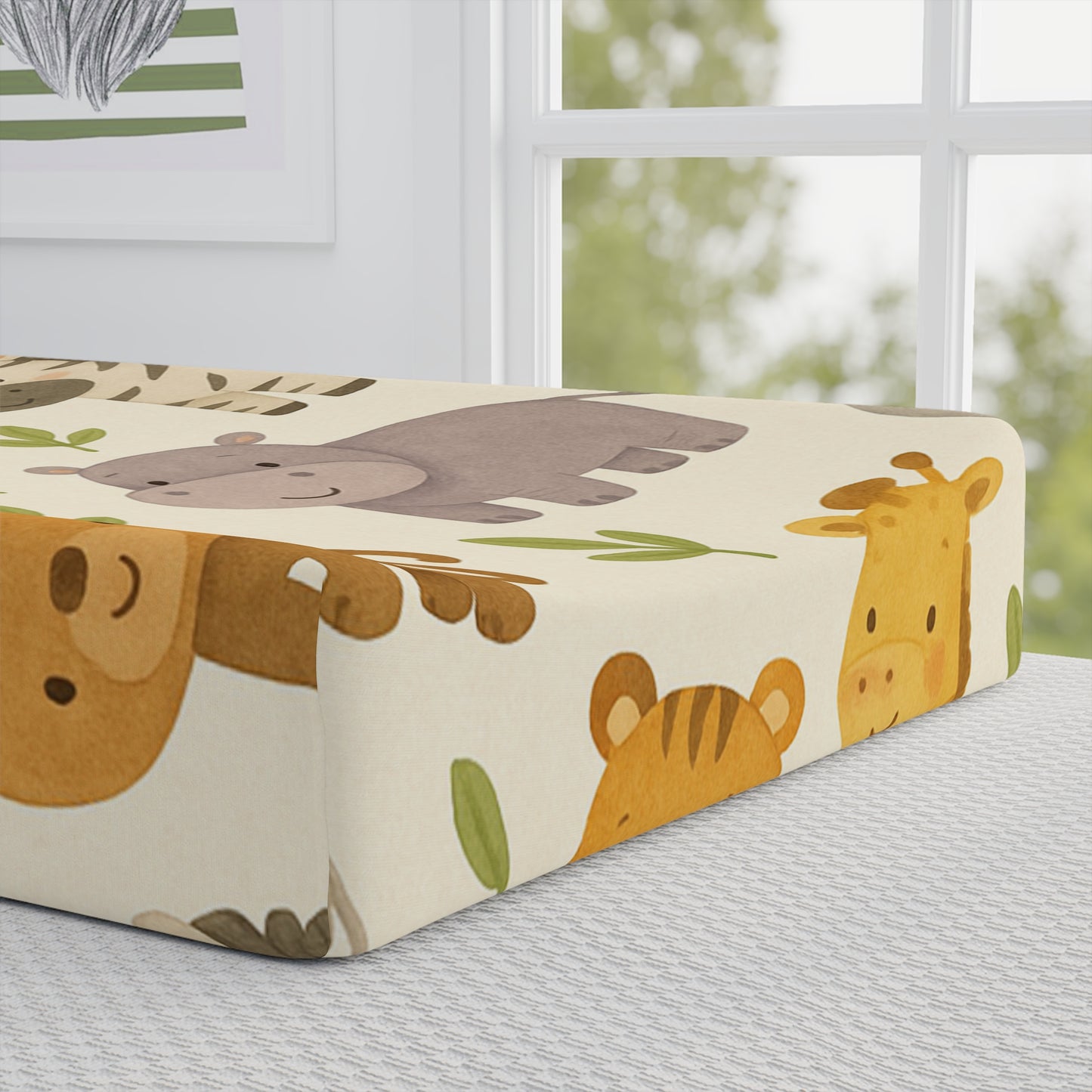Happy Zoo Baby Changing Pad Cover