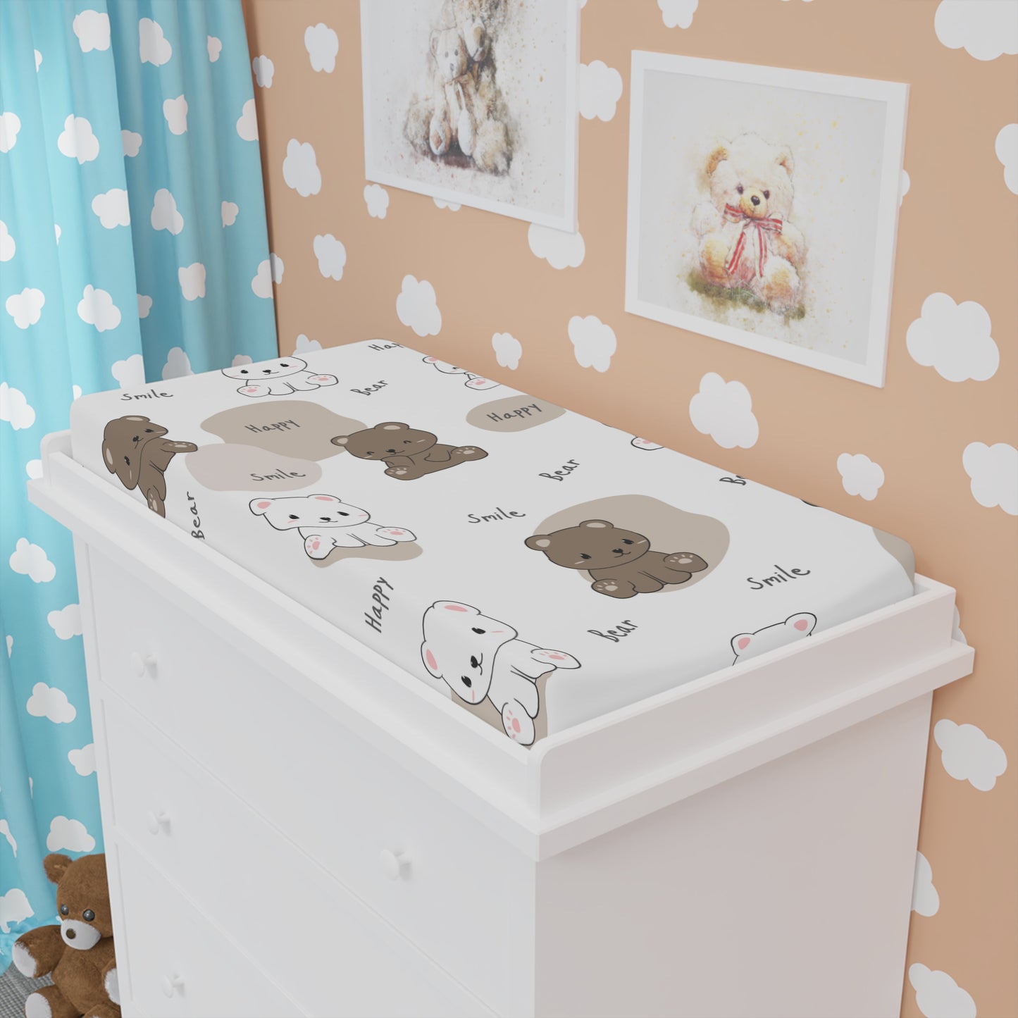Bear Necessities Baby Changing Pad Cover