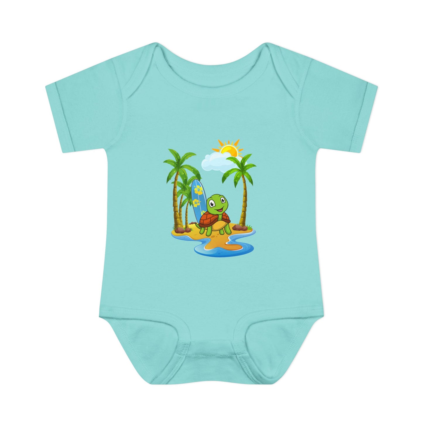 Hang Loose Turtle Bodysuit for Infants