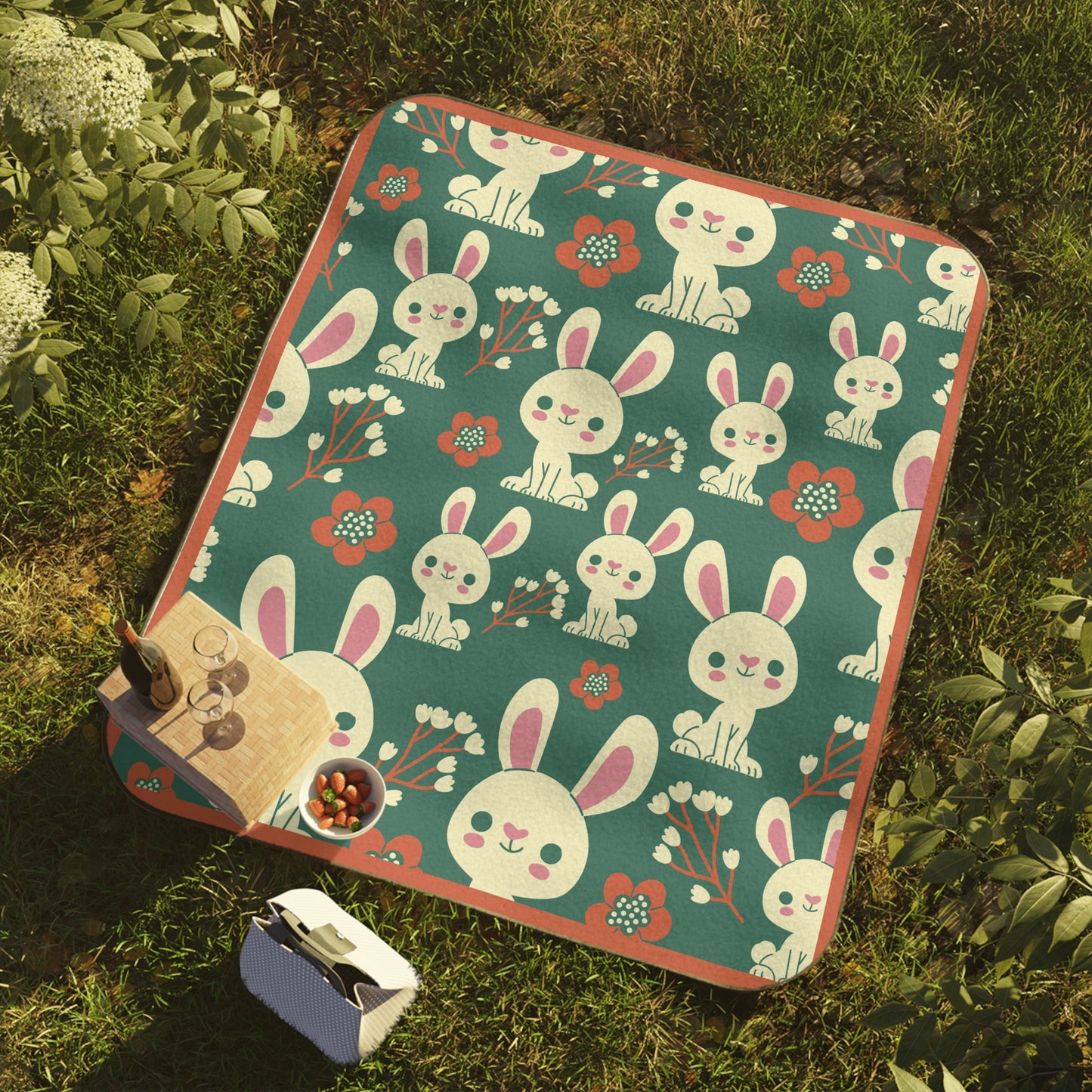 Funny Bunny Picnic Blanket - Perfect for Outdoor Adventures