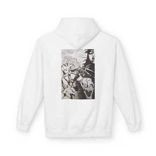 Metal Transparent by Mika Retro-Inspired Fleece Hoodie - Option 3