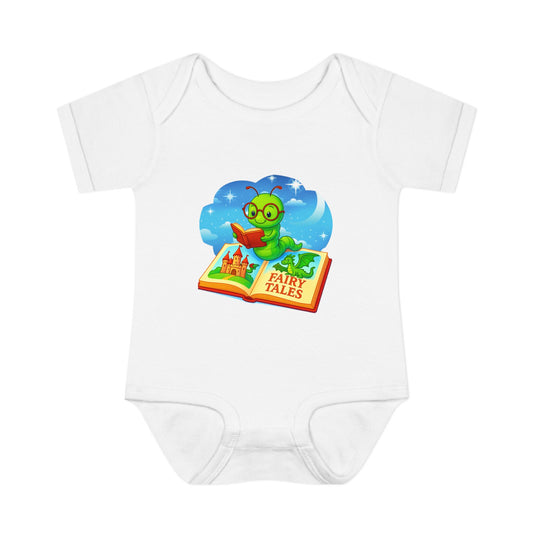 Cute Caterpillar Storytime Bodysuit for Infants