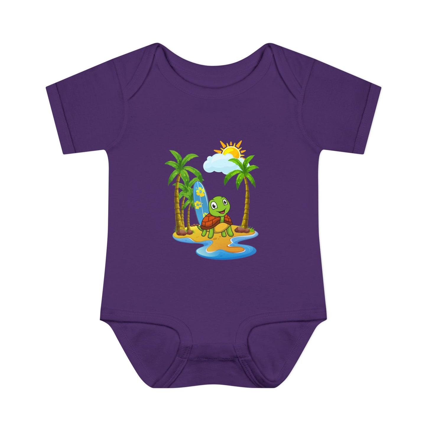 Hang Loose Turtle Bodysuit for Infants