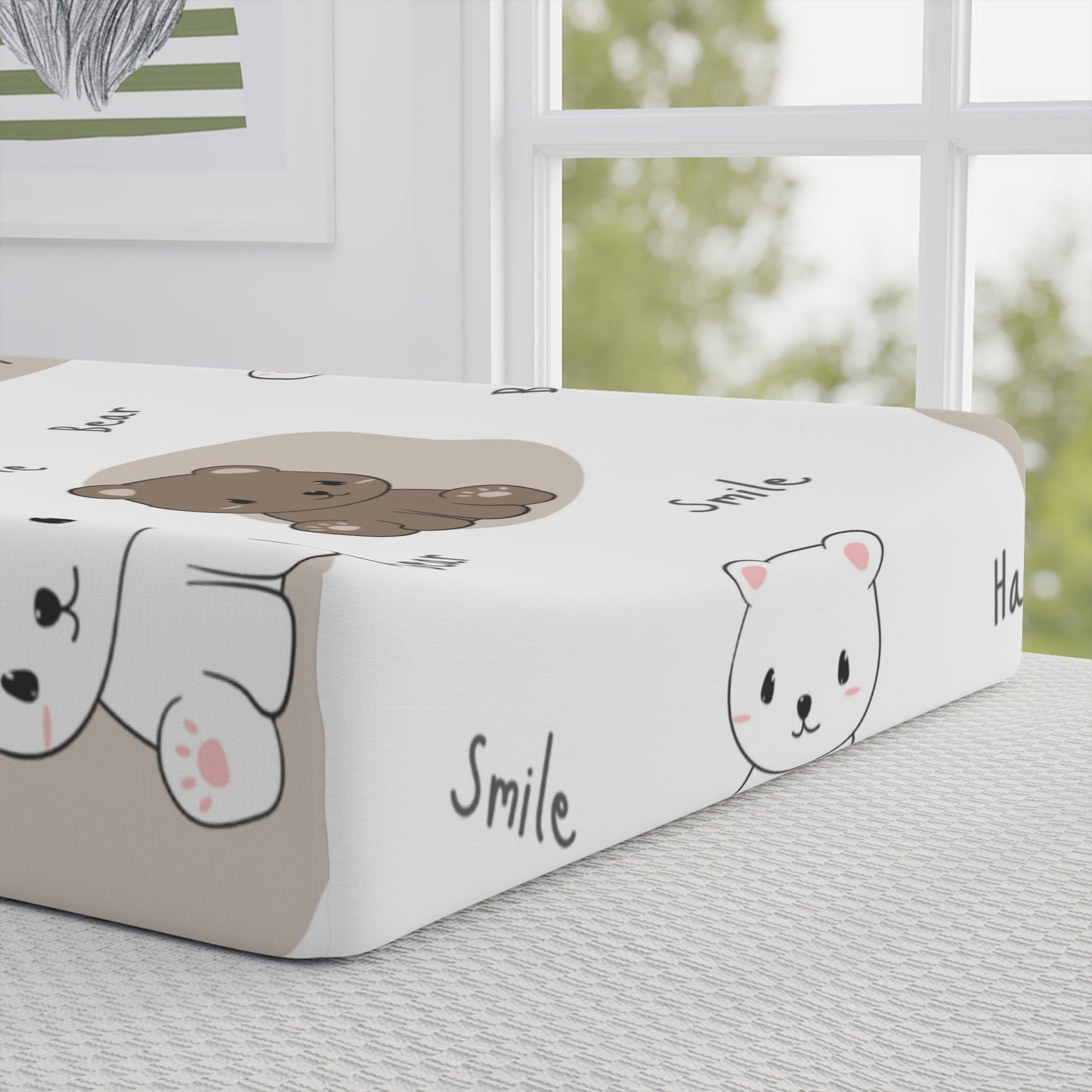 Bear Necessities Baby Changing Pad Cover