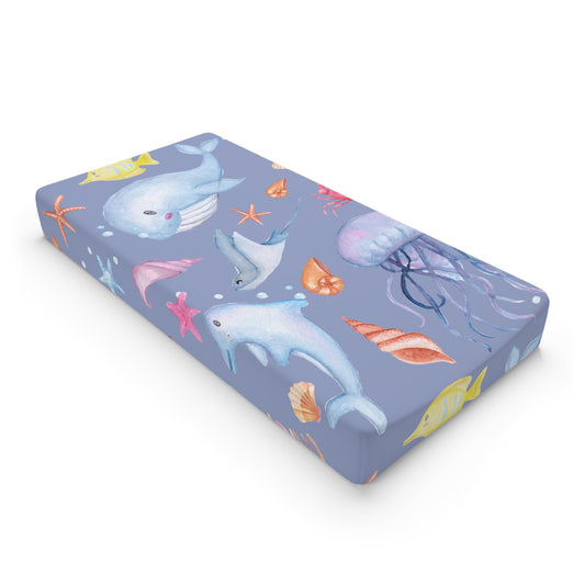Into the Sea Baby Changing Pad Cover