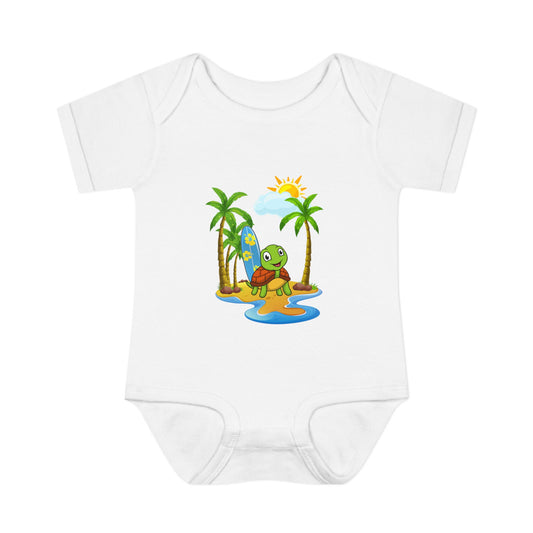 Hang Loose Turtle Bodysuit for Infants