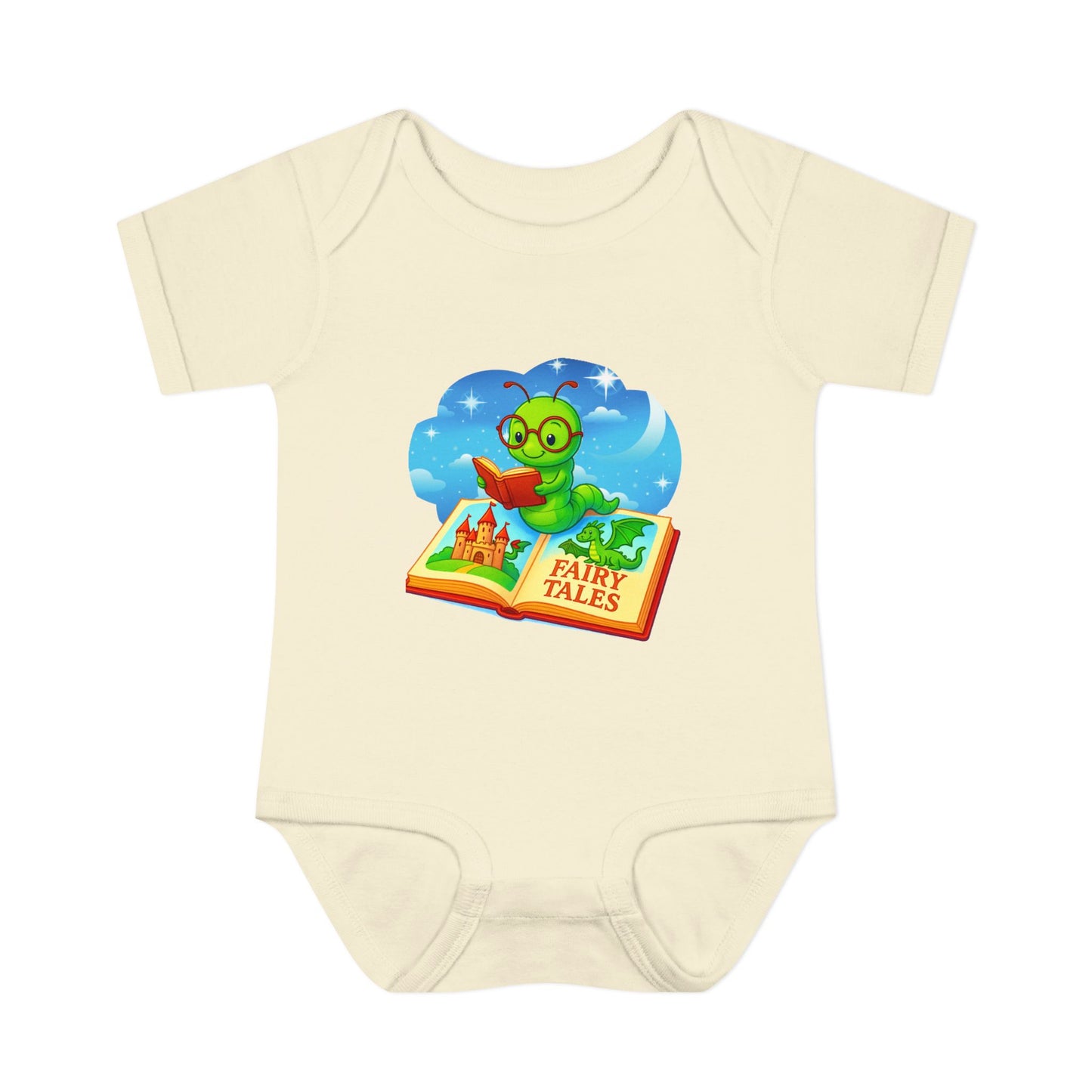 Cute Caterpillar Storytime Bodysuit for Infants