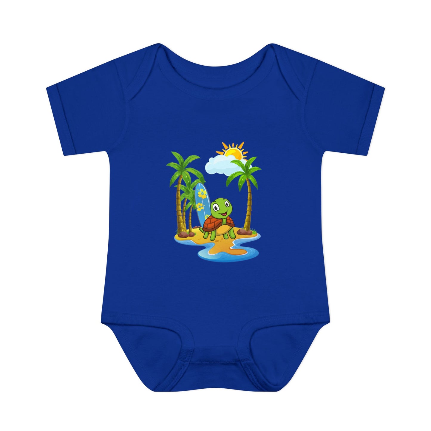 Hang Loose Turtle Bodysuit for Infants