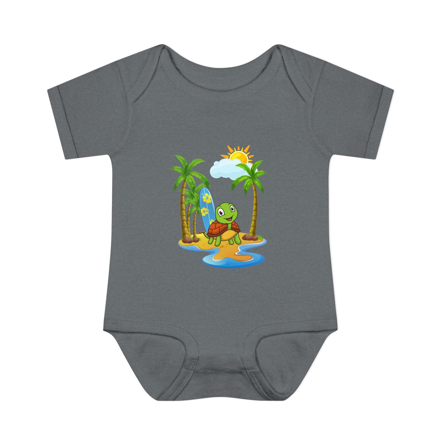 Hang Loose Turtle Bodysuit for Infants