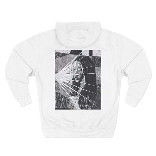 Self Portrait by Mika Stylish Three-Panel Fleece Hoodie Option 2