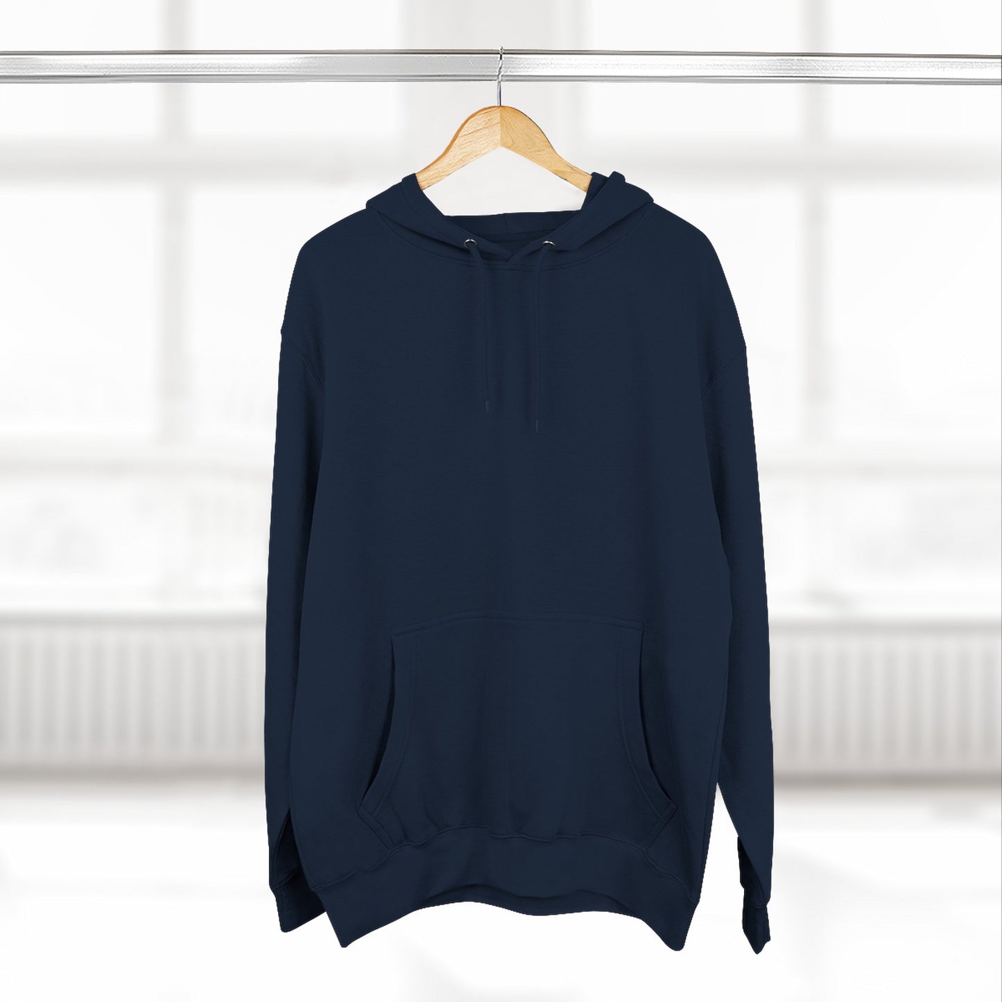 Metal Transparent by Mika Stylish Three-Panel Fleece Hoodie - Option 2