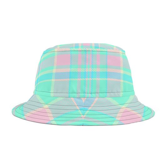 Picnic Days Pastel Gingham Bucket Hat