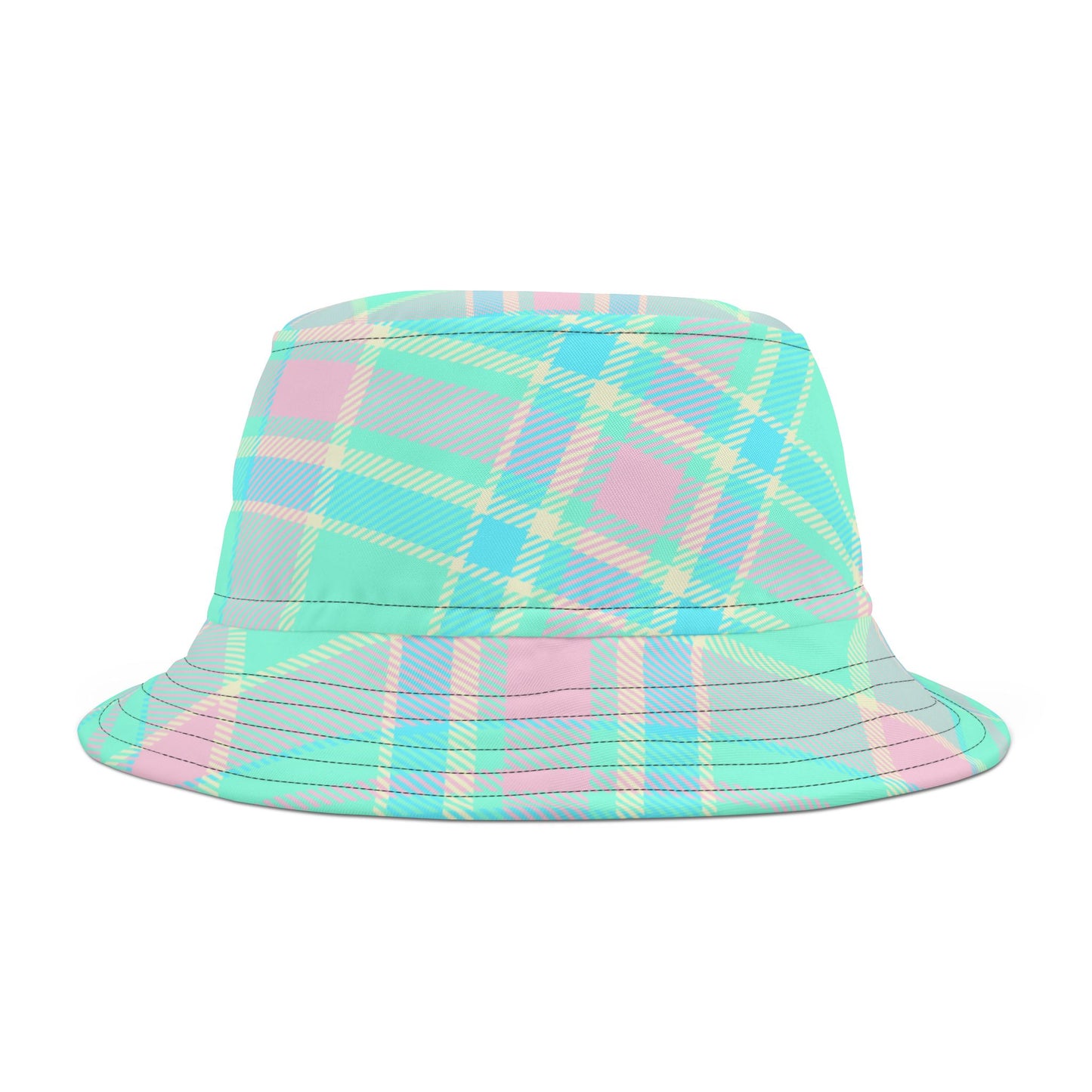 Picnic Days Pastel Gingham Bucket Hat