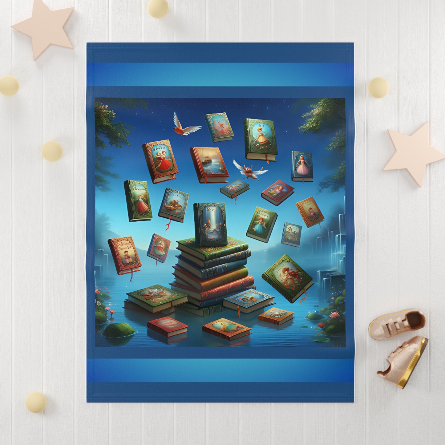 Storytime Fleece Baby Blanket