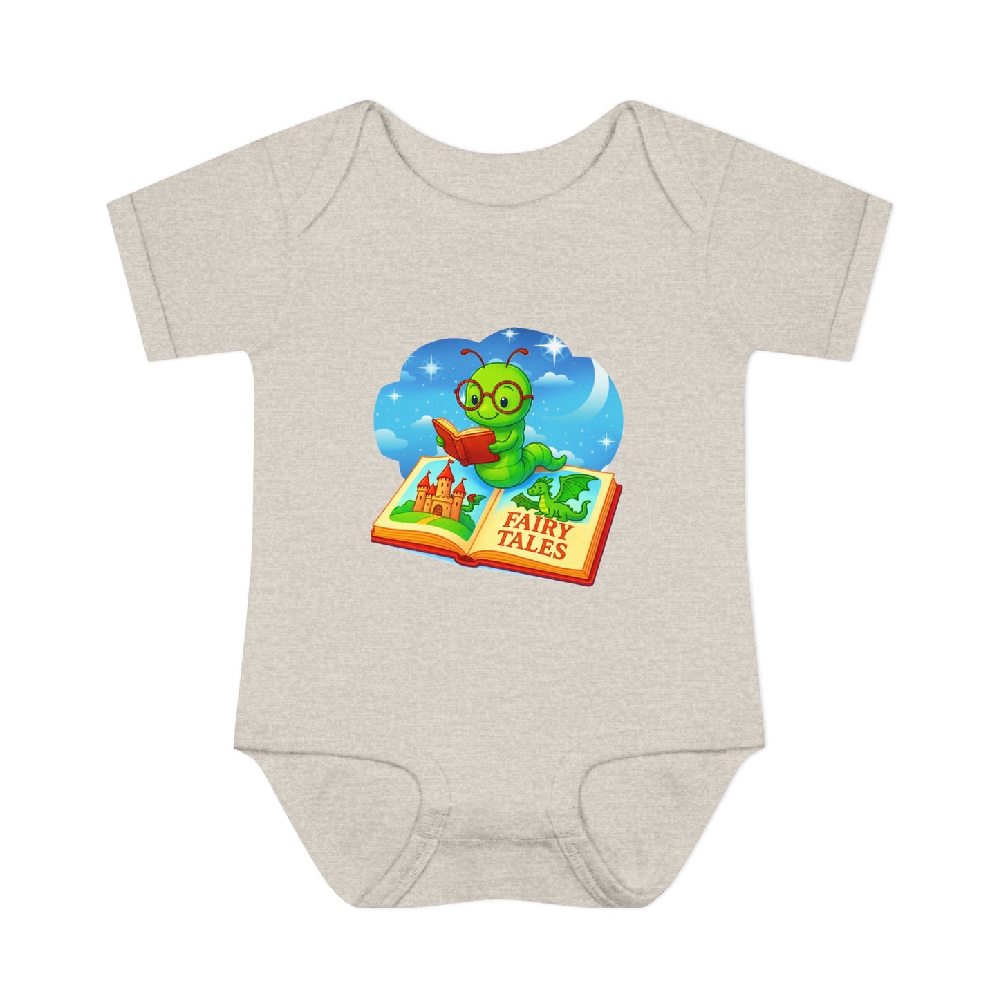 Cute Caterpillar Storytime Bodysuit for Infants