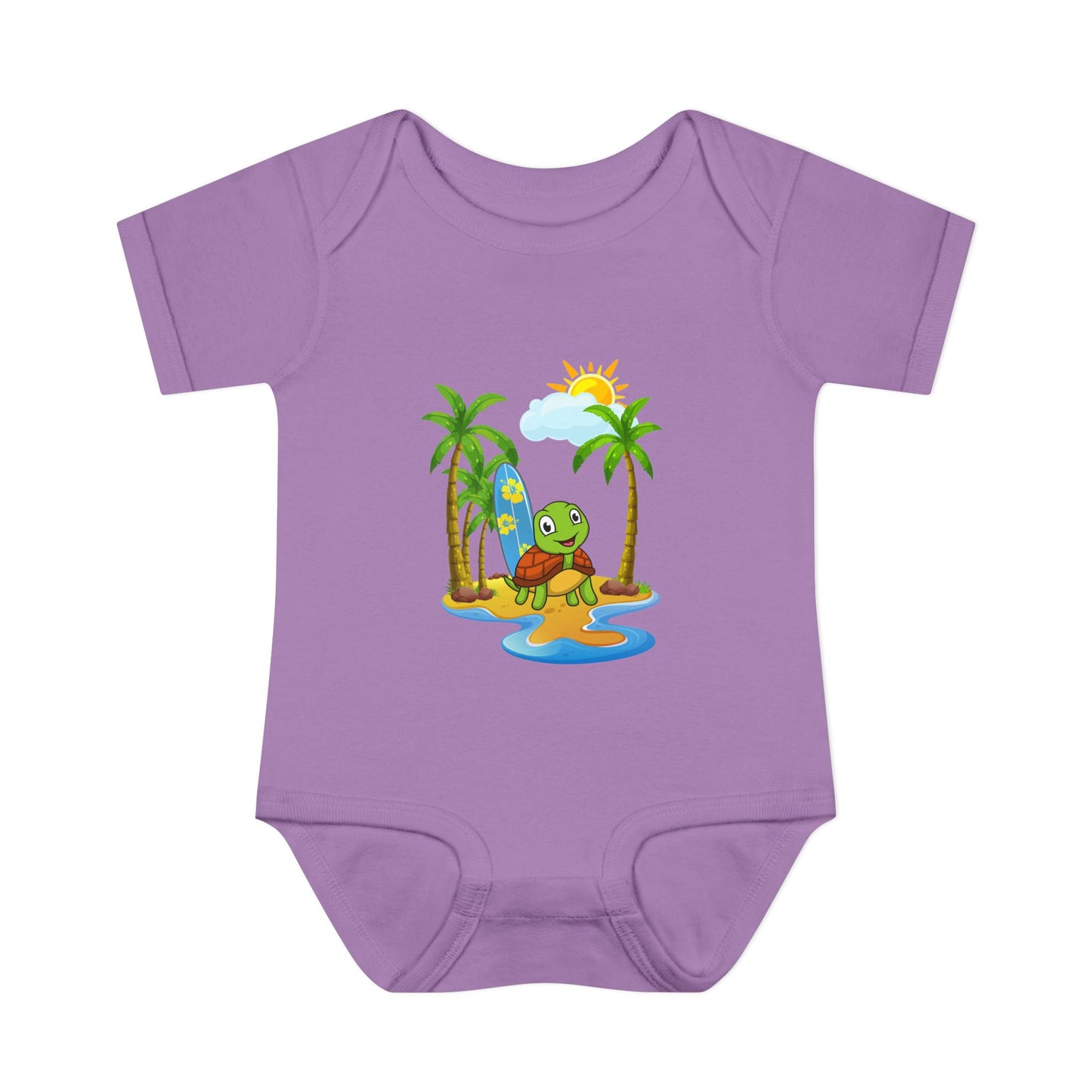 Hang Loose Turtle Bodysuit for Infants