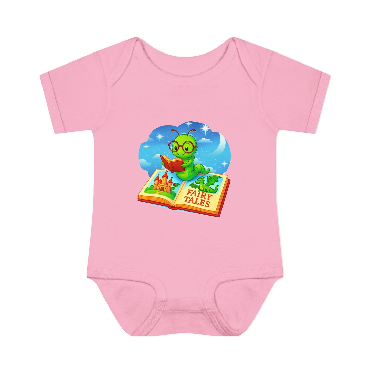 Cute Caterpillar Storytime Bodysuit for Infants