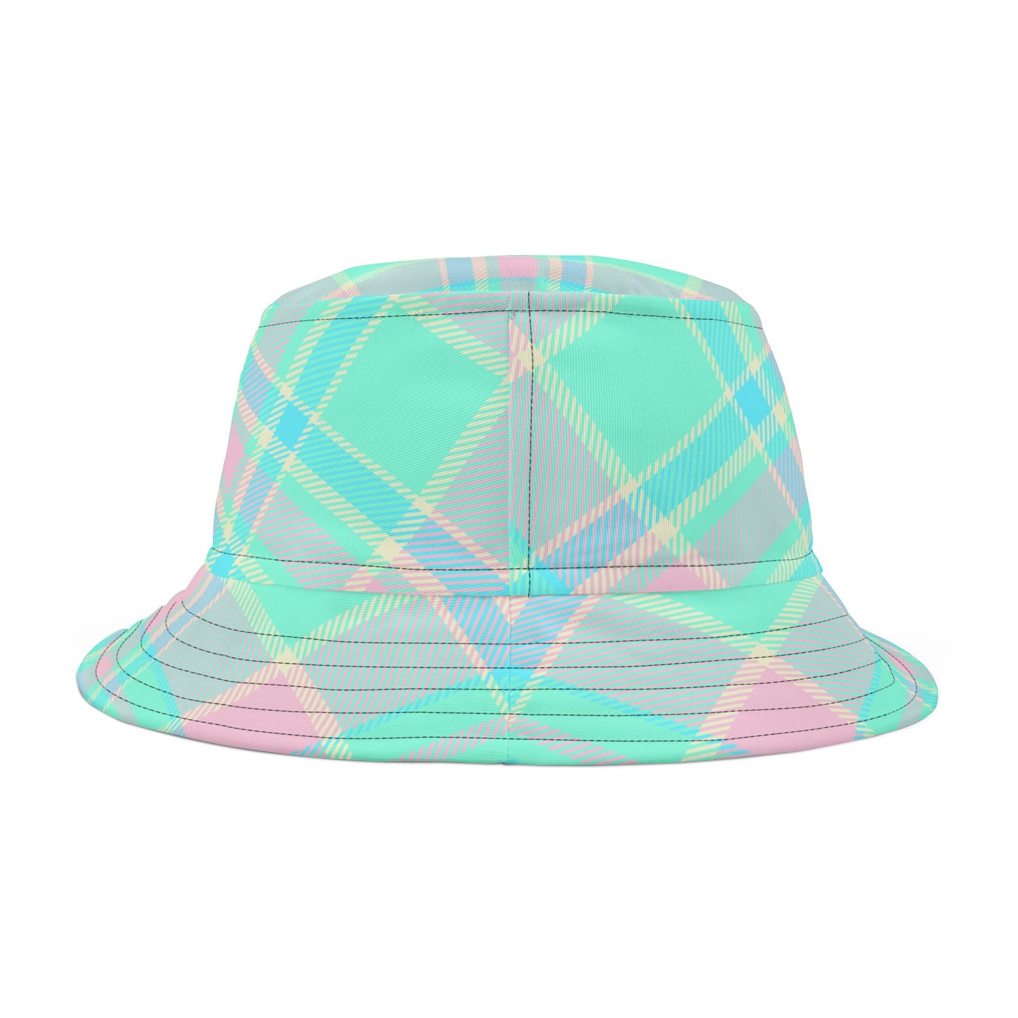 Picnic Days Pastel Gingham Bucket Hat
