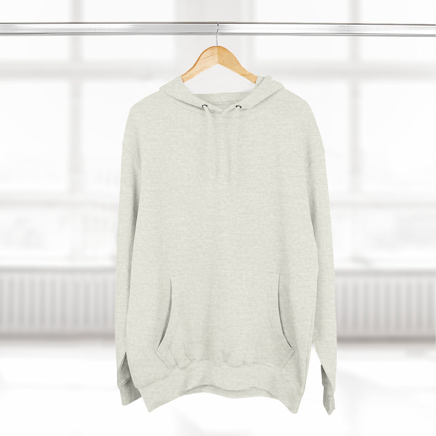 Metal Transparent by Mika Stylish Three-Panel Fleece Hoodie - Option 2