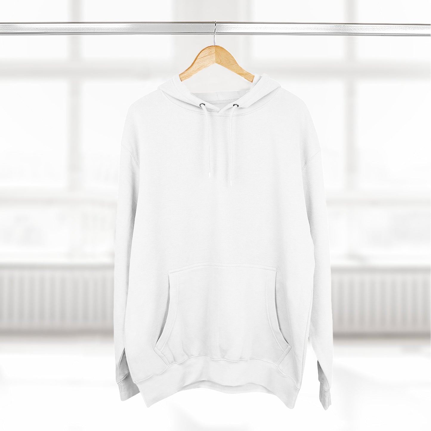 Metal Transparent by Mika Stylish Three-Panel Fleece Hoodie - Option 2