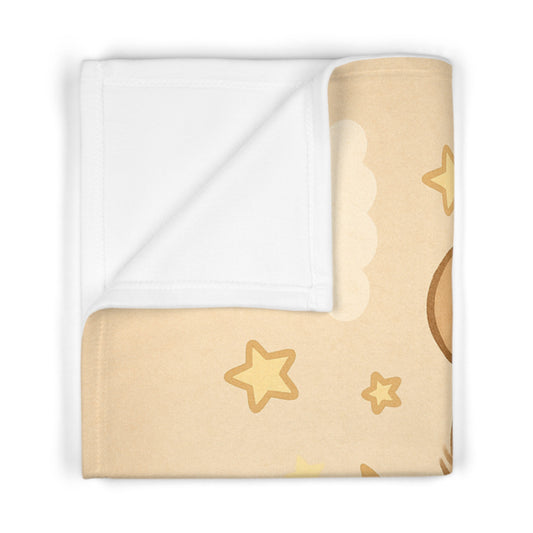 Cozy Baby Bear Fleece Baby Blanket