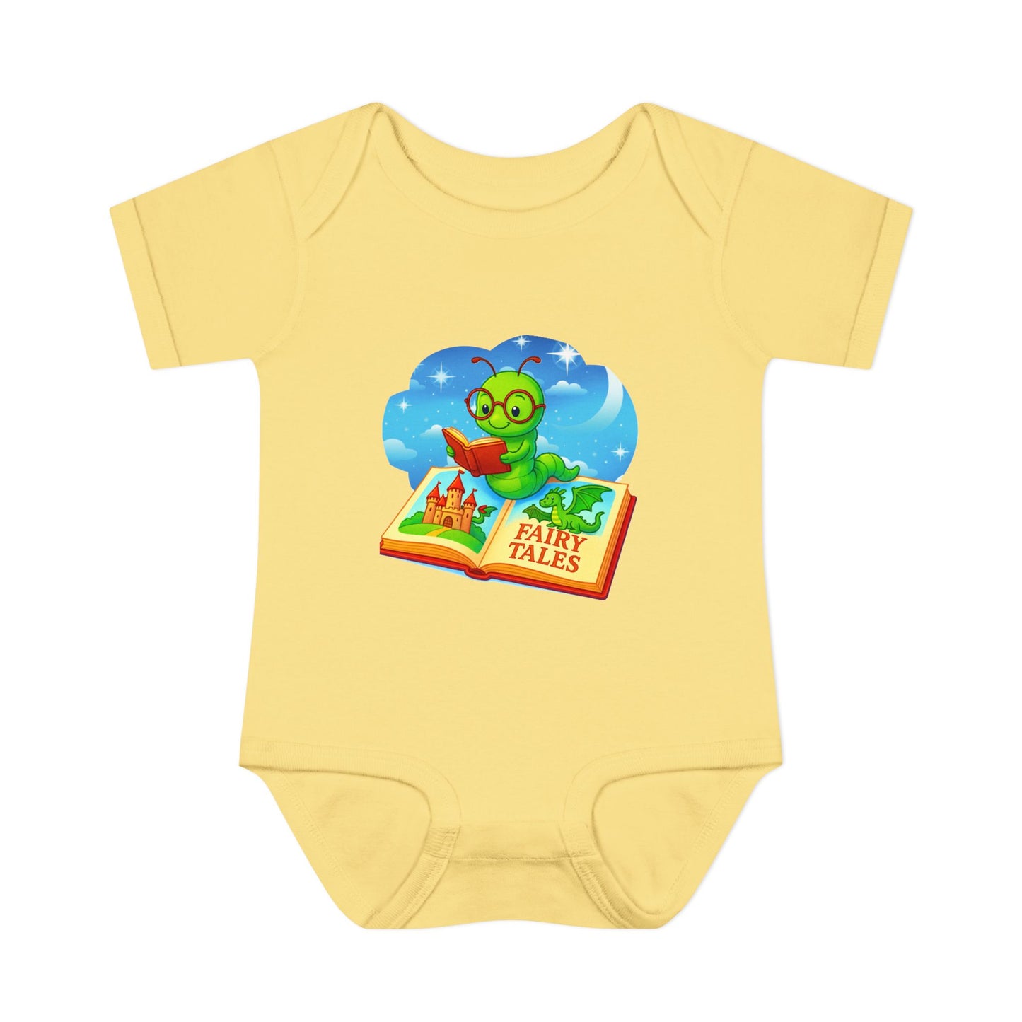Cute Caterpillar Storytime Bodysuit for Infants
