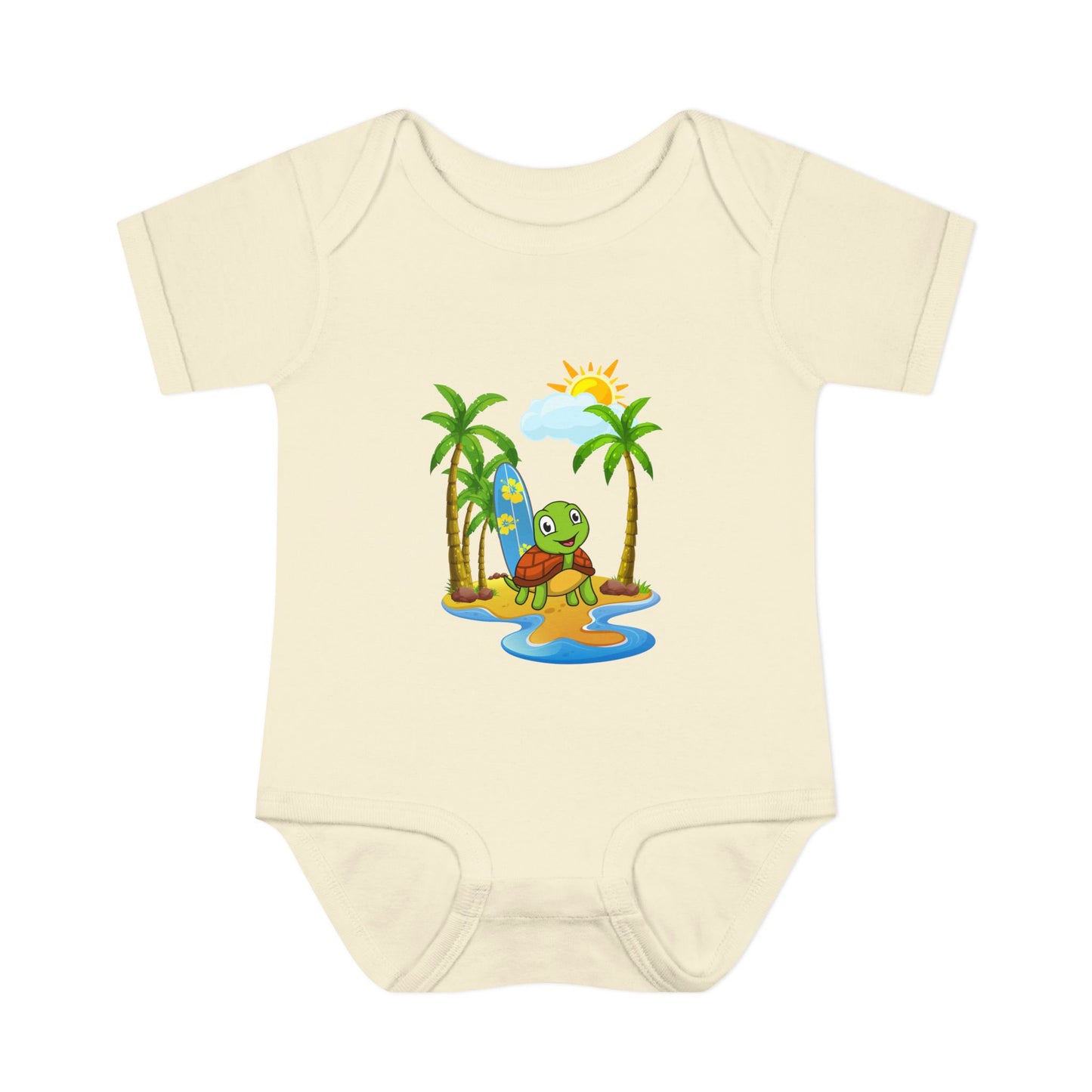 Hang Loose Turtle Bodysuit for Infants
