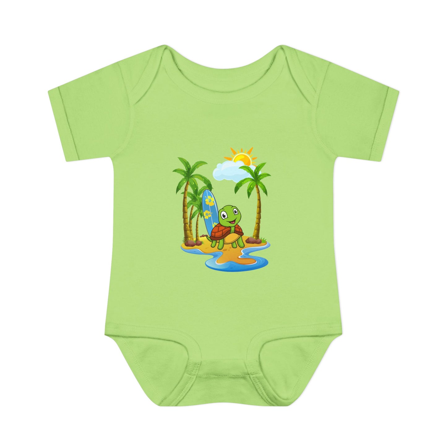 Hang Loose Turtle Bodysuit for Infants