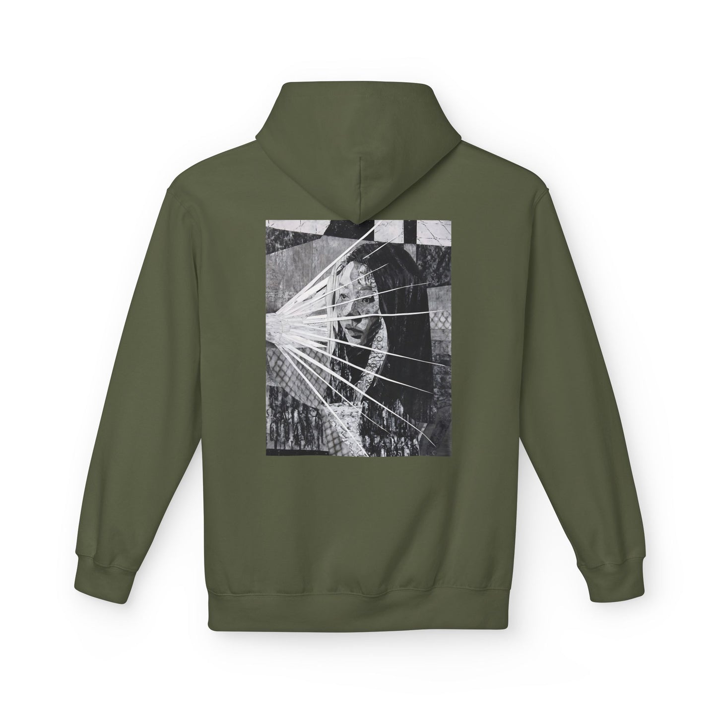 Self Portrait by Mika Retro-Inspired Fleece Hoodie - Option 3
