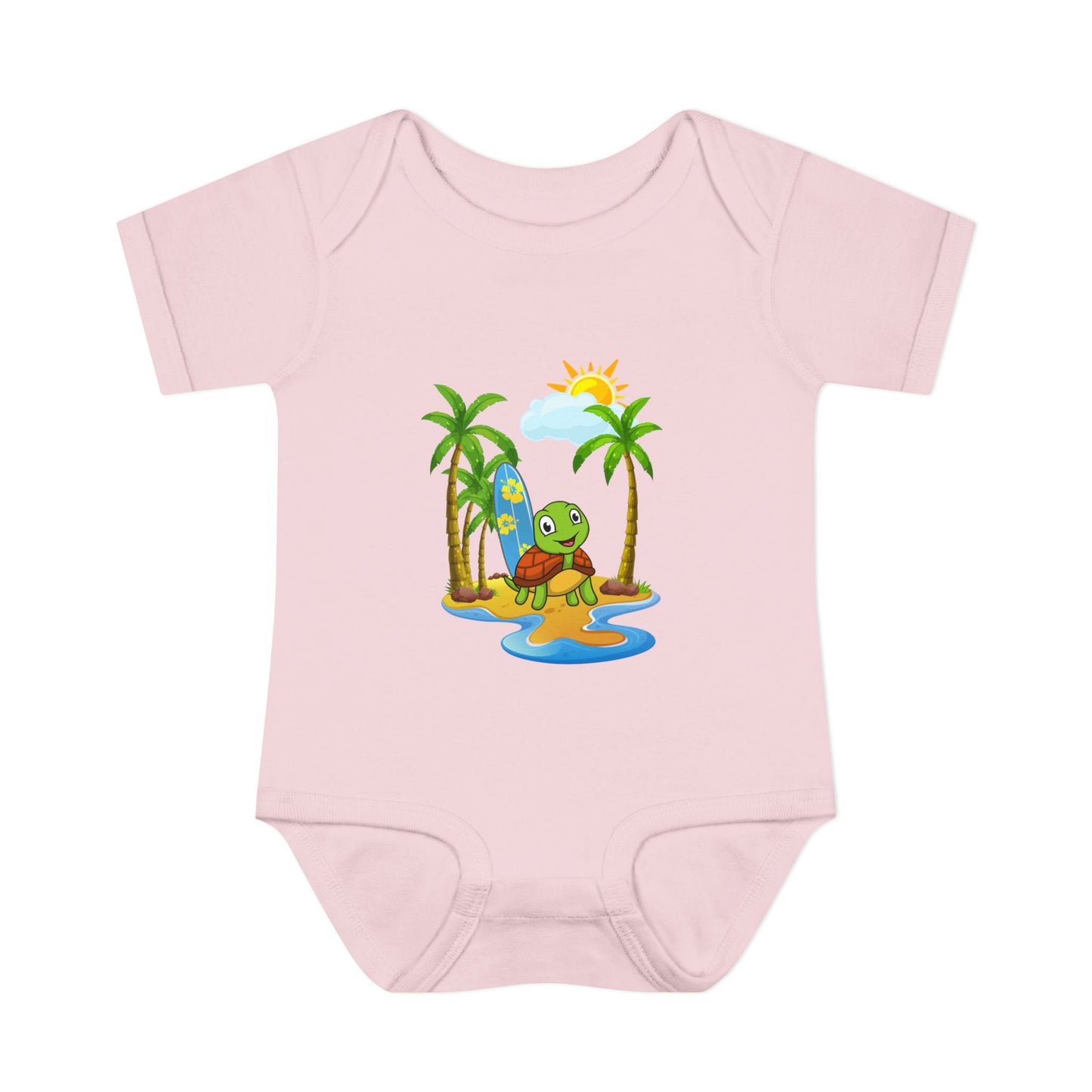 Hang Loose Turtle Bodysuit for Infants
