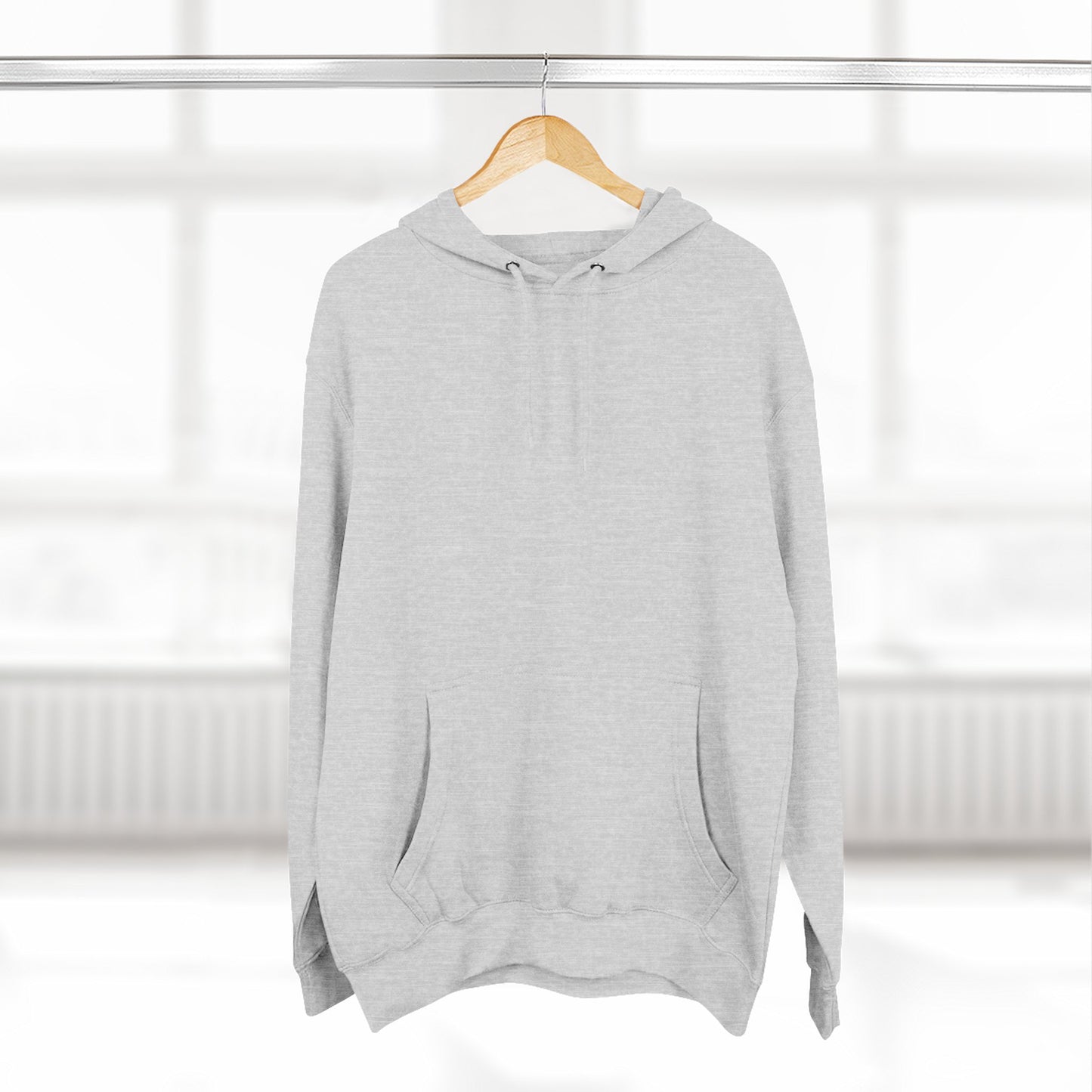Metal Transparent by Mika Stylish Three-Panel Fleece Hoodie - Option 2