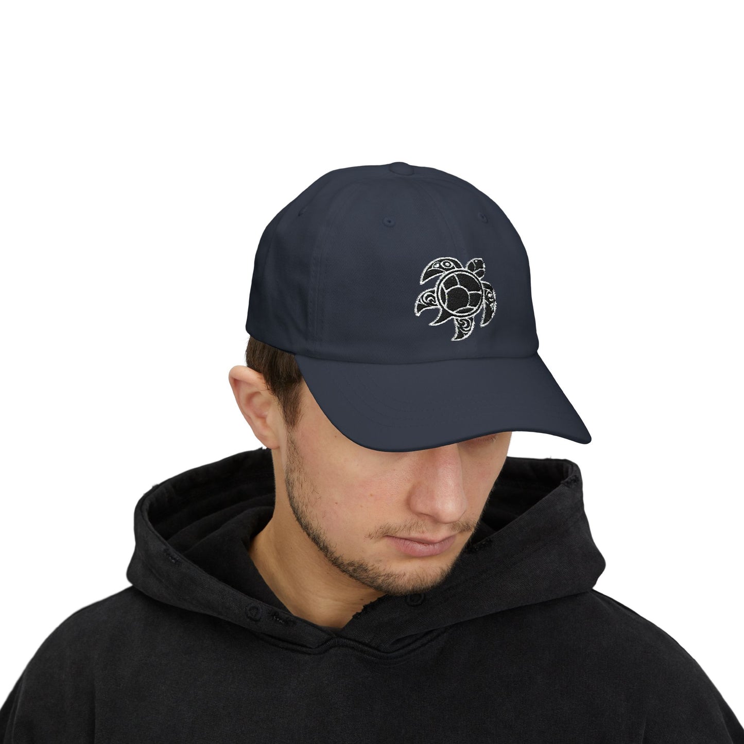 Tribal Turtle Vibes Dad Cap Deep Sea Spirit Edition