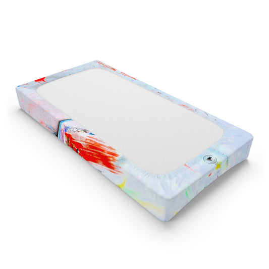 Colorful Abstract by Karen - Baby Changing Pad Cover