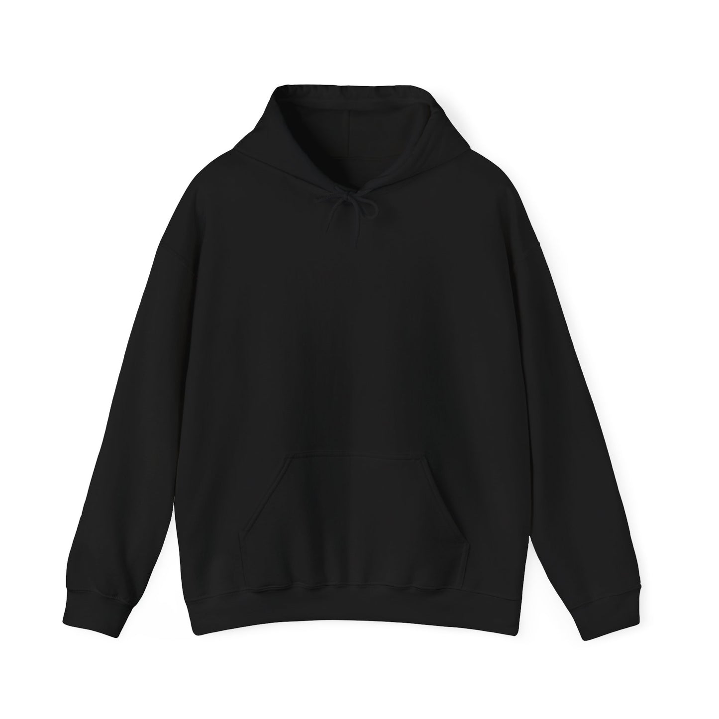 Metal Transparent by Mika Black Hooded Sweatshirt - Unisex Heavy Blend™ Option 1